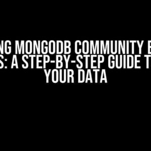 Running MongoDB Community Edition using TLS: A Step-by-Step Guide to Secure Your Data